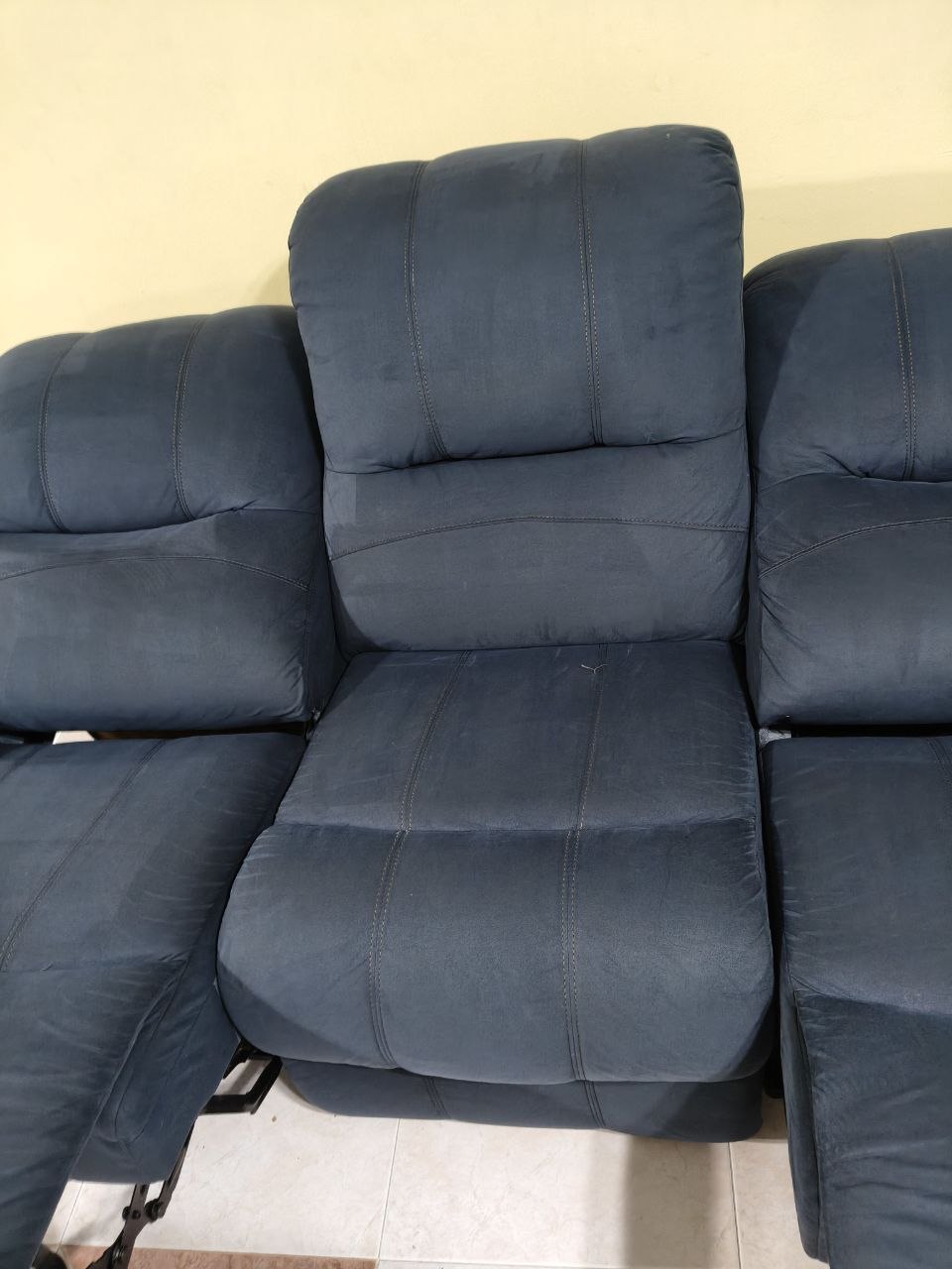 Sofa after professional cleaning